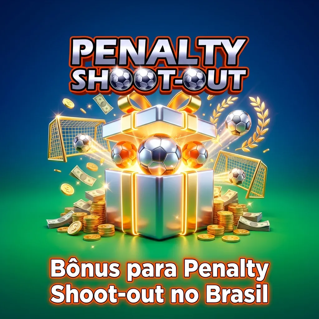 Penalty Shoot-out bonus types in Brazil including welcome offers, free spins, cashback and VIP rewards for players