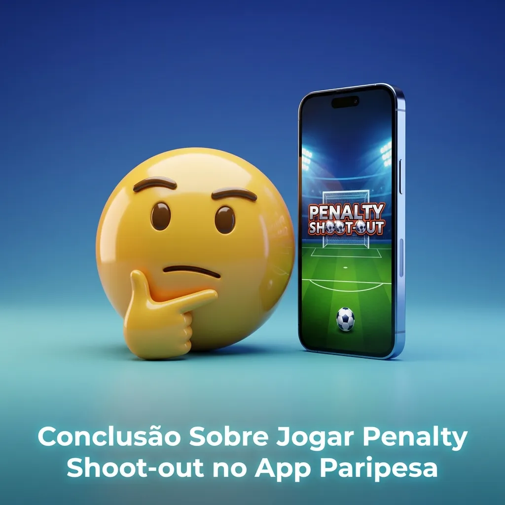 Paripesa app mostrando jogo Penalty Shoot-out com interface em português e opções de pagamento via Pix
