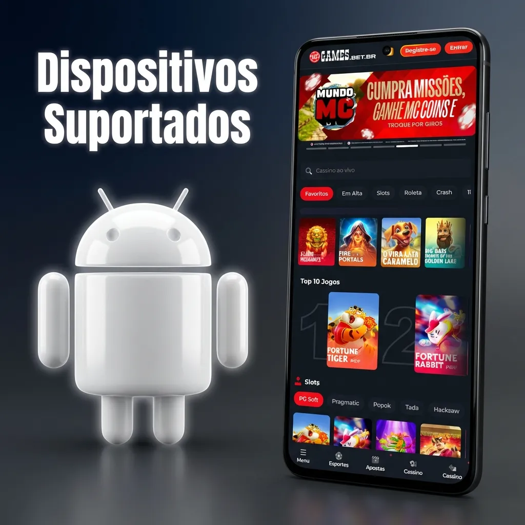Lista de dispositivos Android compatíveis com o aplicativo, incluindo modelos Samsung, Motorola e Xiaomi de 2023-2024.