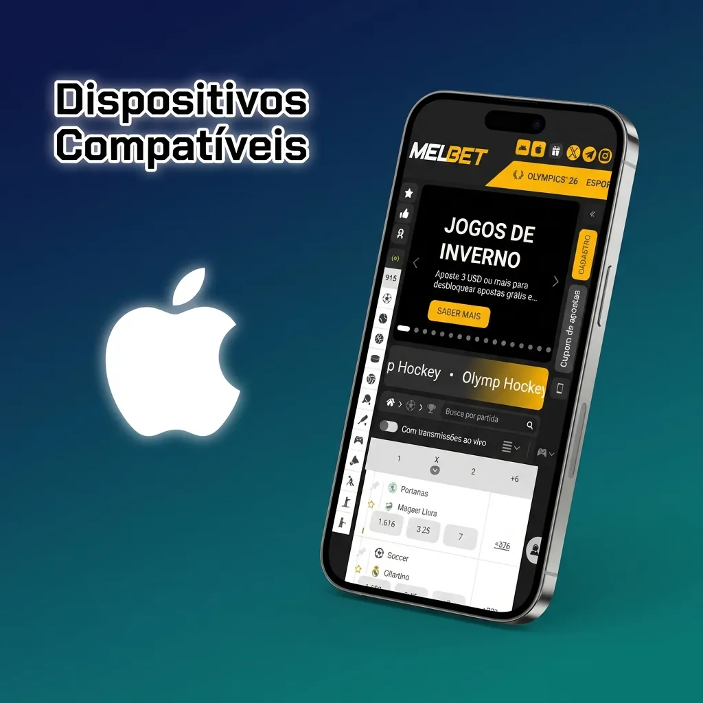 Melbet PWA app compatible devices including iPhone 14 Pro Max, iPhone 13, iPad Pro, and other iOS 12+ Apple devices