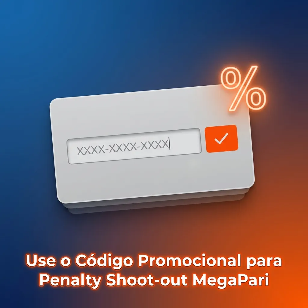 Soccer penalty kick game interface with promotional code SHOOTMAX for MegaPari bonus offer