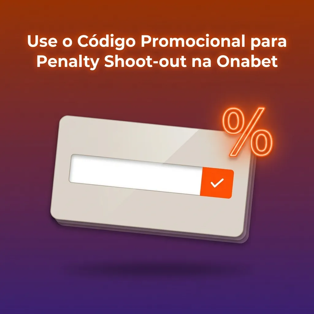 Tela de cadastro da Onabet destacando campo para inserir código promocional PENALTY150 para bônus de 150%