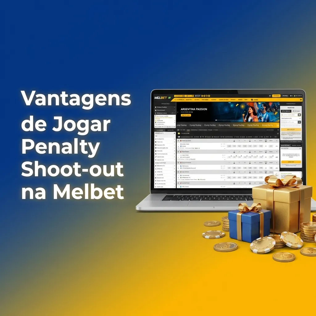 Penalty Shoot-out game interface on Melbet showing Brazilian Portuguese options and real-time statistics dashboard
